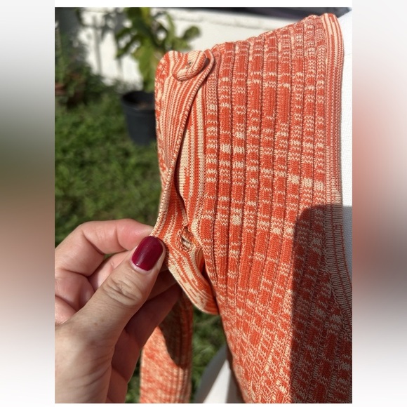 Christopher Esber Deconstructed Orange Knit (No Tie) Crop Top Small - Picture 7 of 13